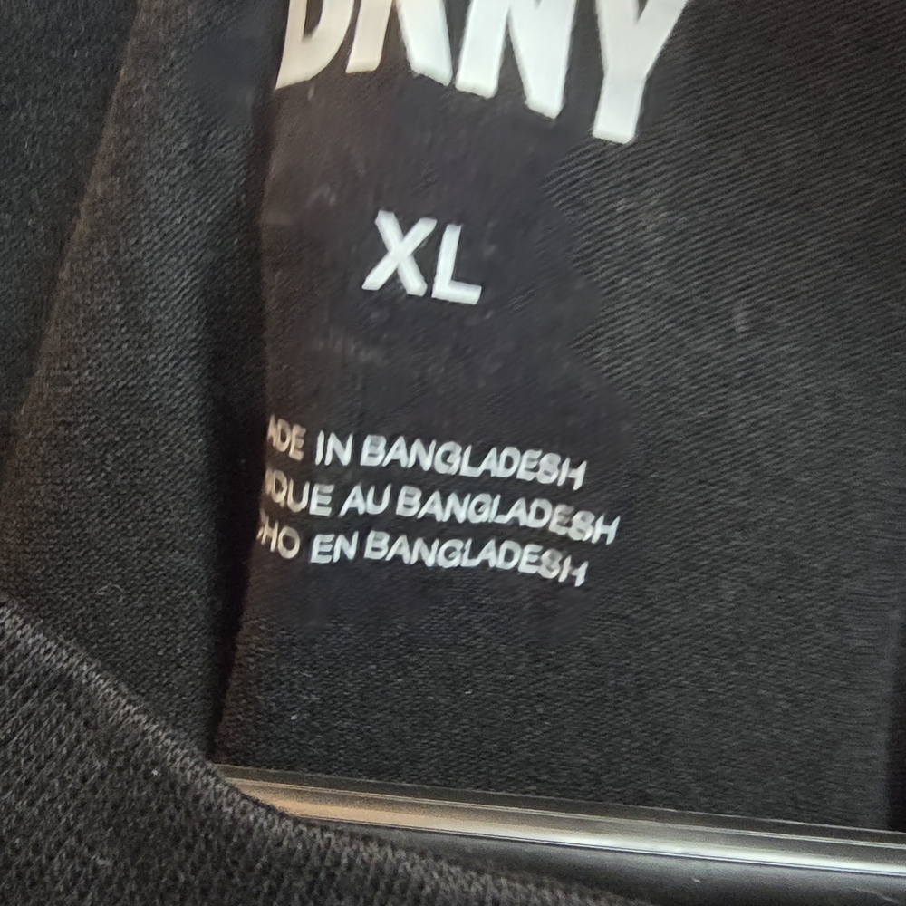 DKNY Black and Blue Men's Shirt - Picture 4 of 4
